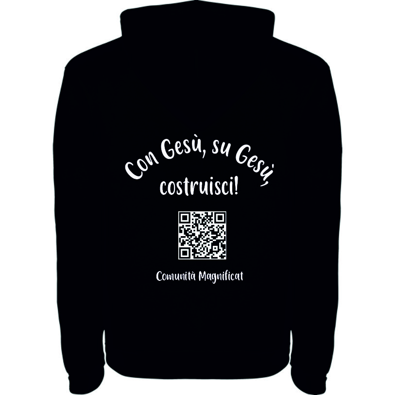 Felpa personalizzata Comunità Magnificat senza cerniera